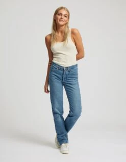 Active Fashion Store 28 Active Fashion Store -Active Fashion Store Women Organic Rib Tank Top Women Tank Top CS2054 Ivory White 1