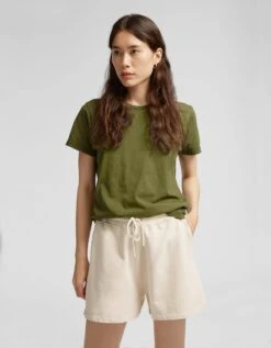 Colorful Standard Women Organic Sweatshorts - Heather Grey -Active Fashion Store Women Organic Sweatshorts Women Shorts CS2053 Heather Grey 2