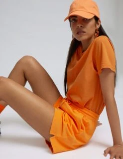 Colorful Standard Women Organic Sweatshorts - Sunny Orange -Active Fashion Store Women Organic Sweatshorts Women Shorts CS2053 Sunny Orange 2